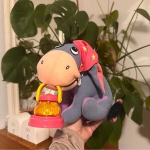 1998 Eeyore Plush with Lantern